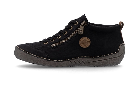 Rieker baskets sneakers 52514.00 noir5919401_3