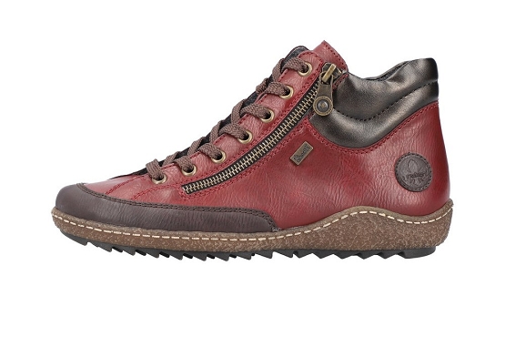 Rieker baskets sneakers l7500.35 wine5919801_3