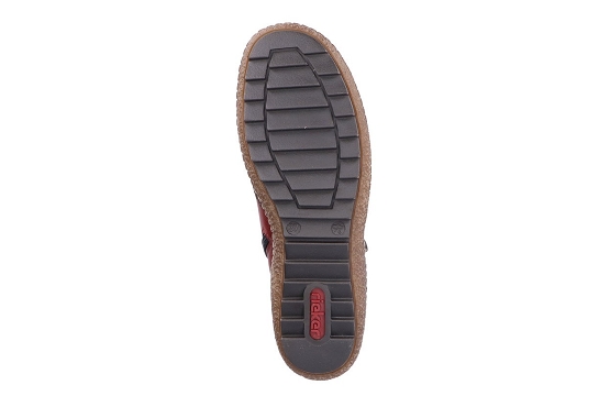 Rieker baskets sneakers l7500.35 wine5919801_4