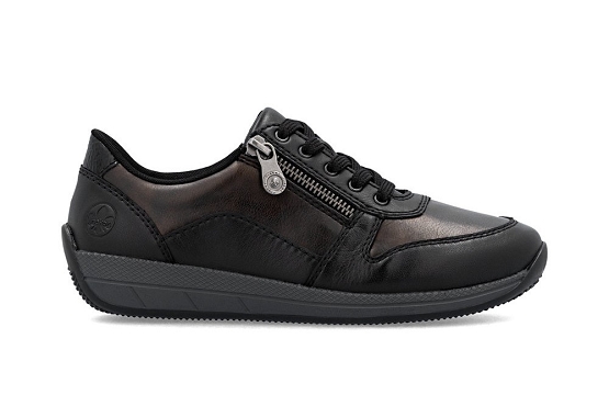 Rieker baskets sneakers n1100.25 noir5920001_4