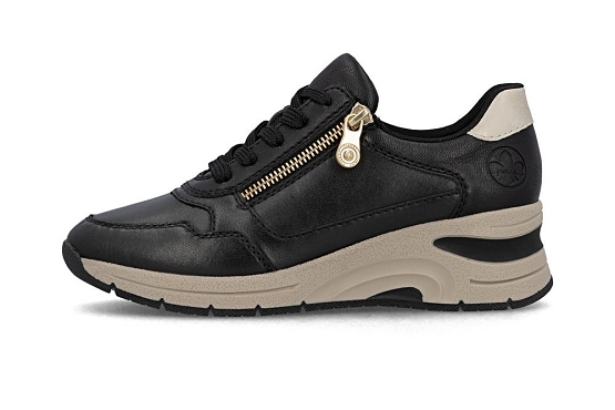 Rieker baskets sneakers n9301.00 noir5920501_3