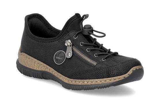 Rieker baskets sneakers n3267.01 noir5921301_1