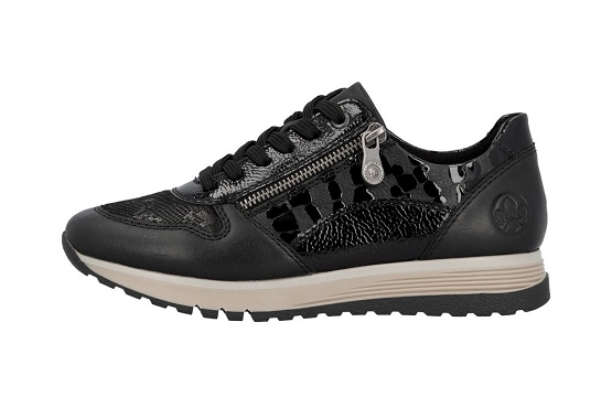 Rieker baskets sneakers 49003.00 noir5921501_3