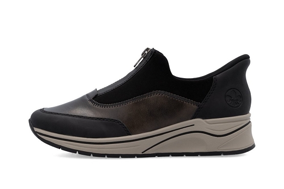 Rieker baskets sneakers n9553.25 noir5923501_2