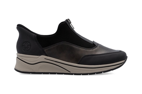 Rieker baskets sneakers n9553.25 noir5923501_4
