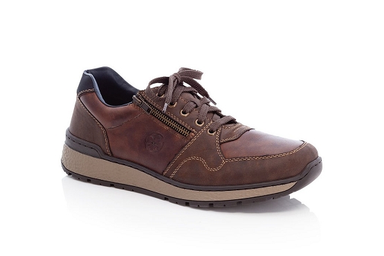 Rieker baskets sneakers b9011.25 cuir marron5924501_1