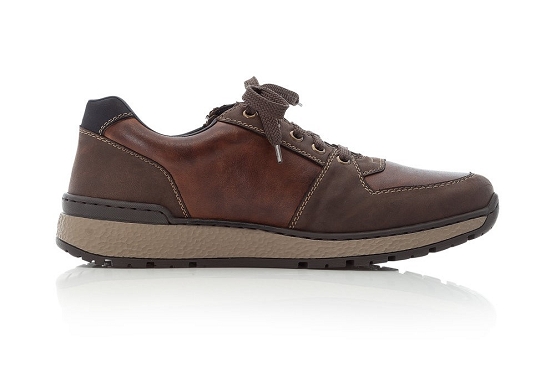 Rieker baskets sneakers b9011.25 cuir marron5924501_2