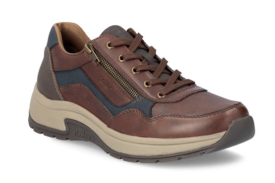 Rieker baskets sneakers 11001.25 cuir marron5924601_1