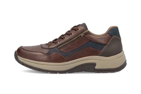Rieker baskets sneakers 11001.25 cuir marron5924601_3