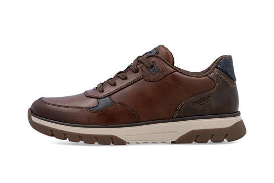 Rieker baskets sneakers b9301.25 cuir marron5924701_3