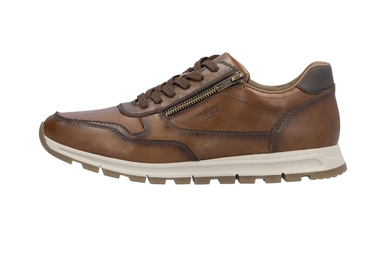 Rieker baskets sneakers b0504.24 cuir marron5925001_3