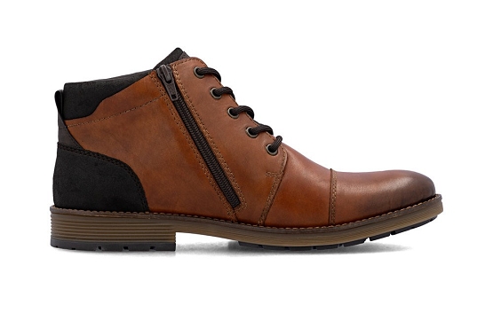 Rieker bottines boots f4500.24 cuir marron5925101_2