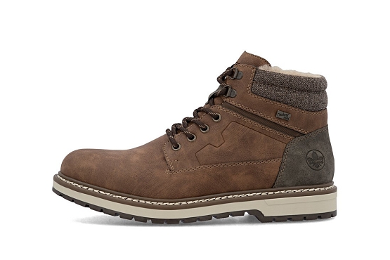 Rieker bottines boots f3811.24 cuir marron5925201_2