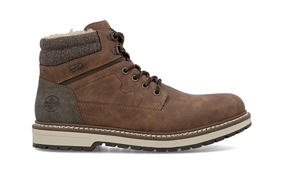 Rieker bottines boots f3811.24 cuir marron5925201_3