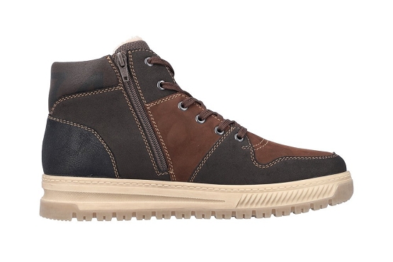 Rieker baskets sneakers 38540.25 cuir marron5925401_2