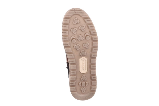 Rieker baskets sneakers 38540.25 cuir marron5925401_4