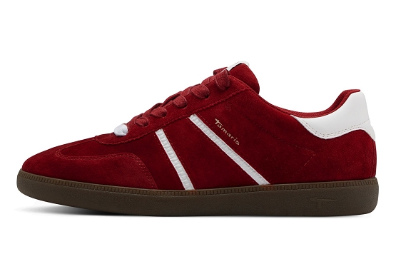 Tamaris baskets sneakers 23624.43.537 cuir merlot5927801_3