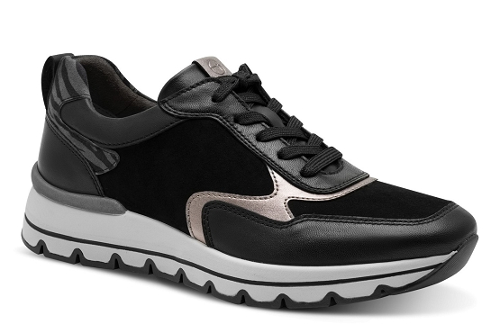 Tamaris baskets sneakers 23766.43.086 cuir noir5928401_1