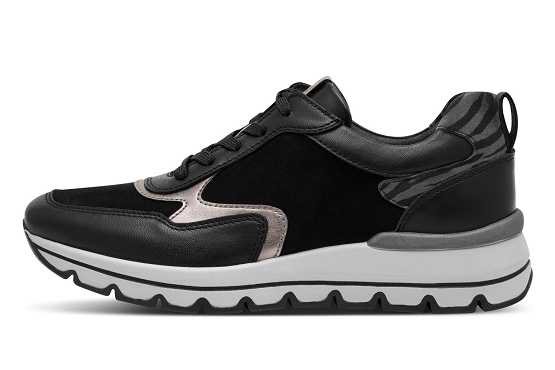 Tamaris baskets sneakers 23766.43.086 cuir noir5928401_3