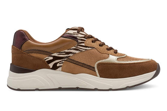 Tamaris baskets sneakers 23745.43.961 cuir camel5928601_2