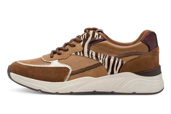 Tamaris baskets sneakers 23745.43.961 cuir camel5928601_3