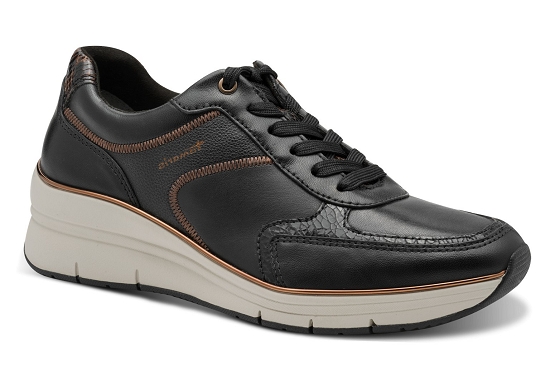 Tamaris baskets sneakers 23764.43.0c8 cuir noir5928801_1