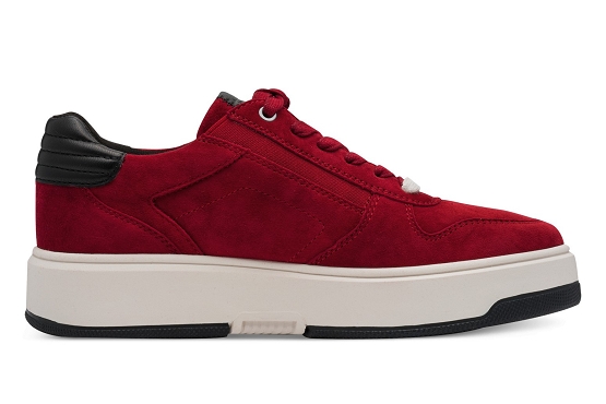 Tamaris baskets sneakers 23769.45.537 cuir merlot5929201_2