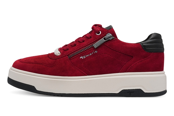 Tamaris baskets sneakers 23769.45.537 cuir merlot5929201_3
