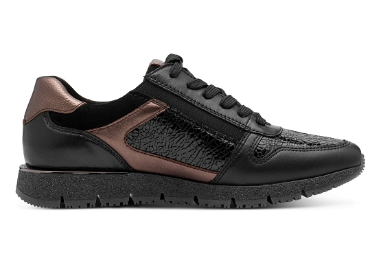 Tamaris baskets sneakers 23776.44.098 cuir noir5929301_2