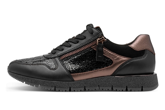 Tamaris baskets sneakers 23776.44.098 cuir noir5929301_3