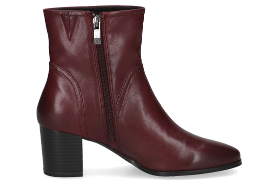 Caprice boots bottine 25306.45.540 cuir bordeaux5931301_3
