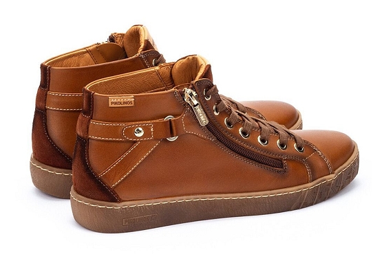 Pikolinos baskets sneakers lanzarotte w7b.8868c1 cuir brandy5932501_4