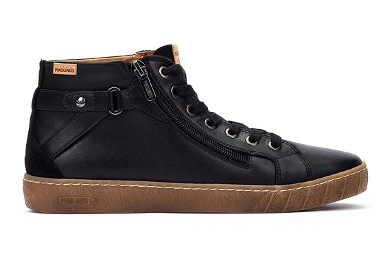 Pikolinos baskets sneakers lanzarotte w7b.8868c1 cuir noir5932601_2