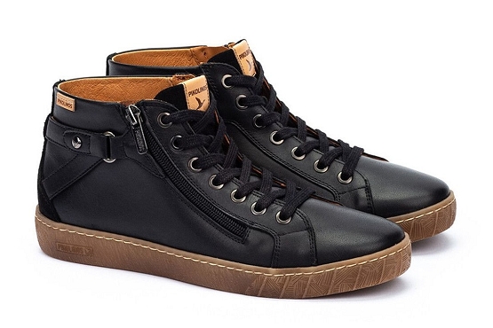Pikolinos baskets sneakers lanzarotte w7b.8868c1 cuir noir5932601_3