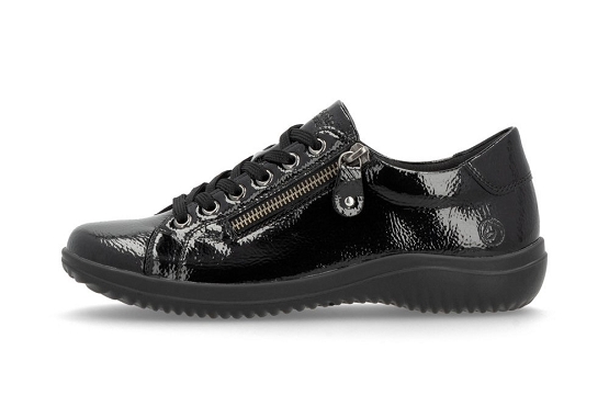 Remonte baskets sneakers d1e03.01 cuir noir5946901_3