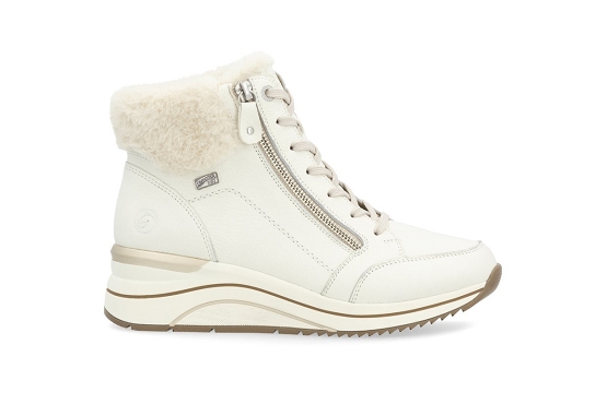 Remonte boots bottine d0t77.80 cuir blanc5947801_2