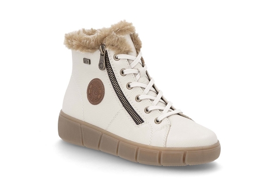 Remonte boots bottine d1t72.00 cuir blanc5948001_1
