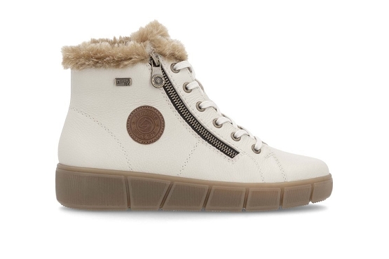 Remonte boots bottine d1t72.00 cuir blanc5948001_2