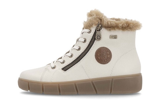 Remonte boots bottine d1t72.00 cuir blanc5948001_3