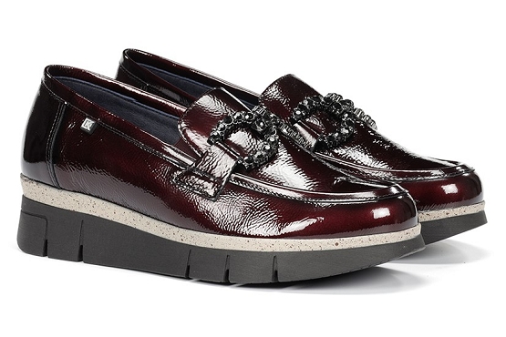 Fluchos mocassins d9325.na vernis bordeaux5949101_1