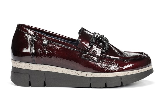 Fluchos mocassins d9325.na vernis bordeaux5949101_3
