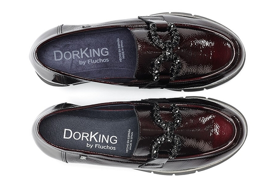 Fluchos mocassins d9325.na vernis bordeaux5949101_4