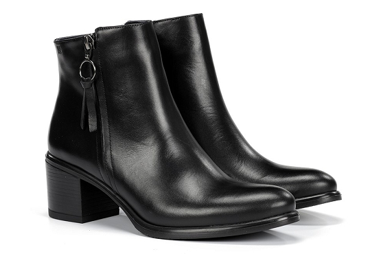 Fluchos boots bottine d8606.su cuir noir5949201_1