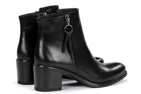 Fluchos boots bottine d8606.su cuir noir5949201_2