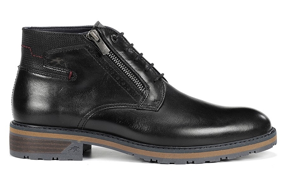 Fluchos bottines boots f0601 cuir noir5949801_2