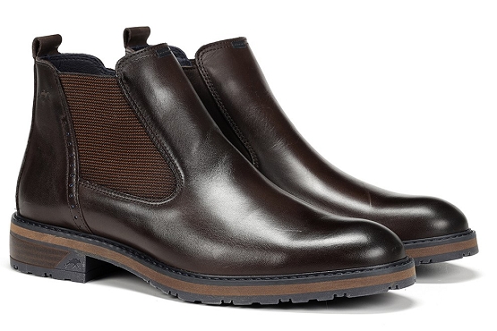 Fluchos bottines boots f1873 cuir cafe5949901_1