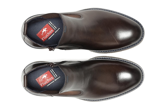 Fluchos bottines boots f1873 cuir cafe5949901_4