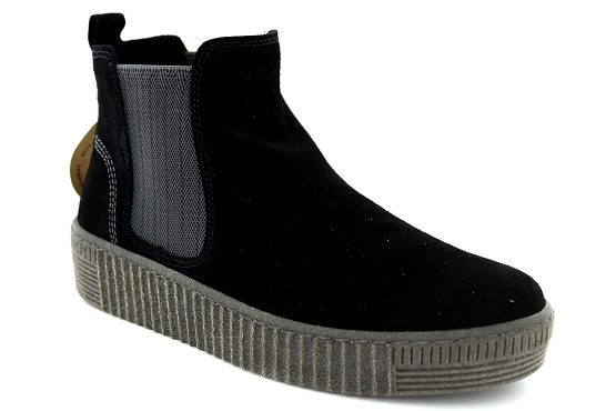 Gabor boots bottine 73.731.17 daim noir5950001_1