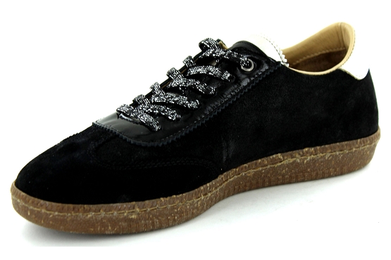 K.mary baskets sneakers caille cuir noir5950901_2