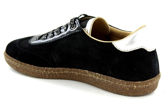 K.mary baskets sneakers caille cuir noir5950901_3